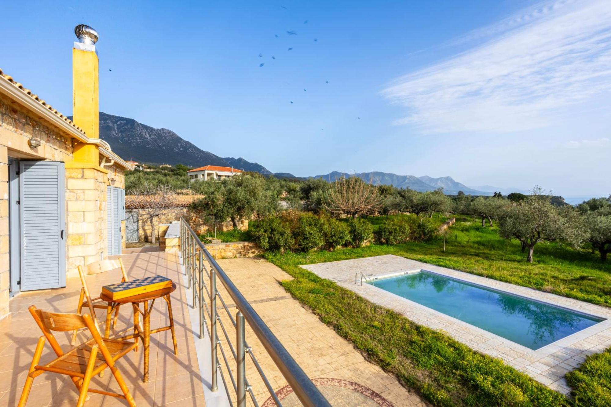 Villa Eleni - Private Pool Bliss Near Kardamili Proastion Luaran gambar